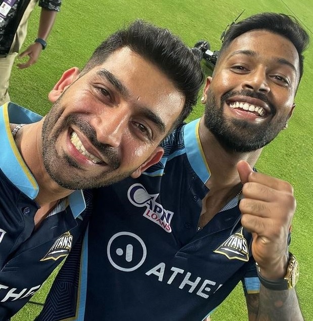 Vaibhav with Hardik Pandya | Instagram