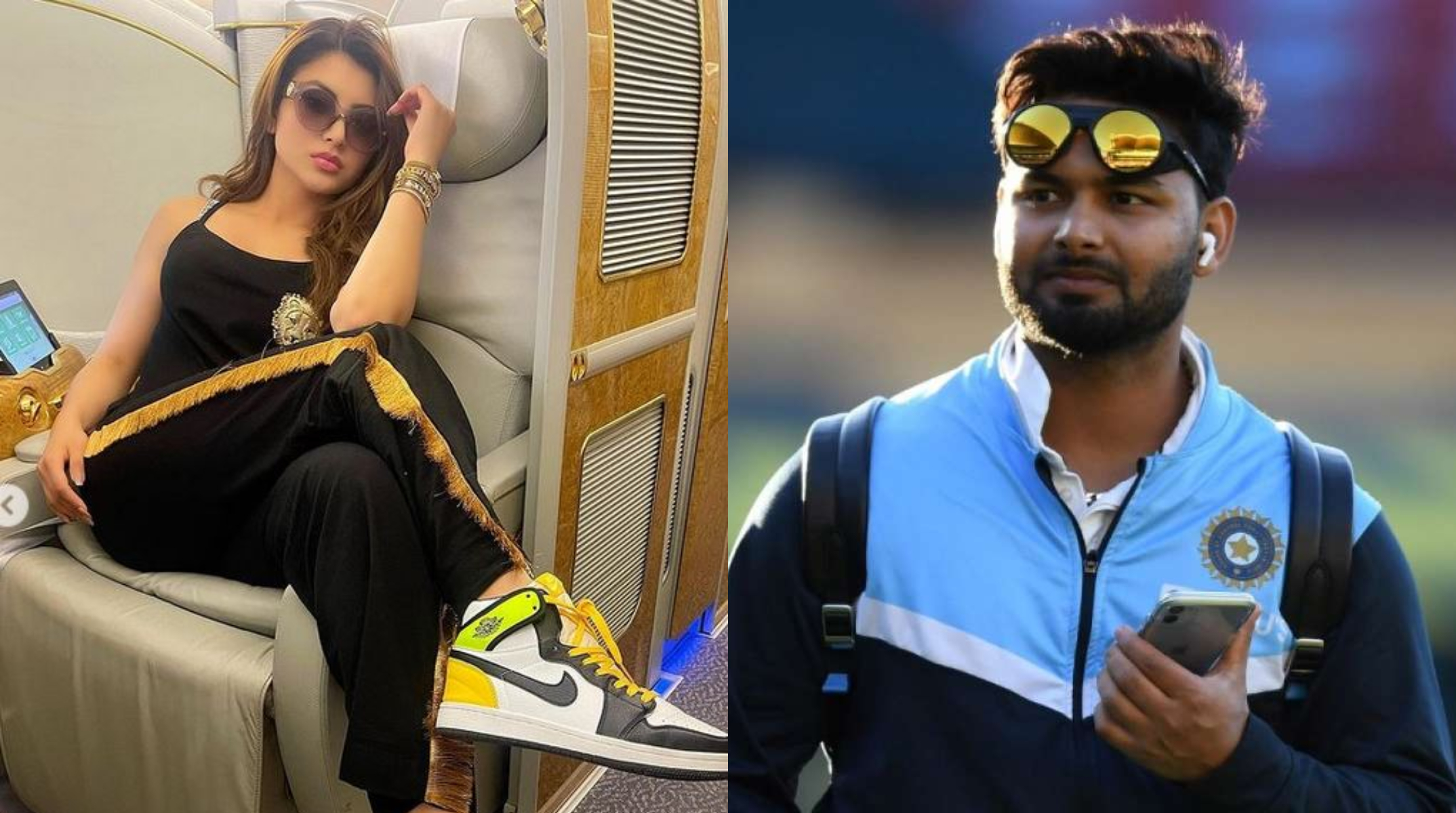 Urvashi Rautela and Rishabh Pant | Instagram