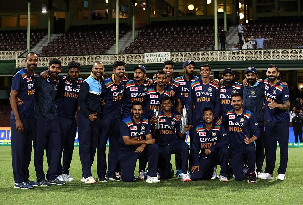 India won the T20I series 2-1 | Getty Images