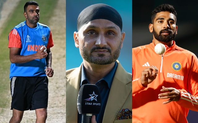 R Ashwin, Harbhajan Singh and Mohammed Siraj | Getty Images