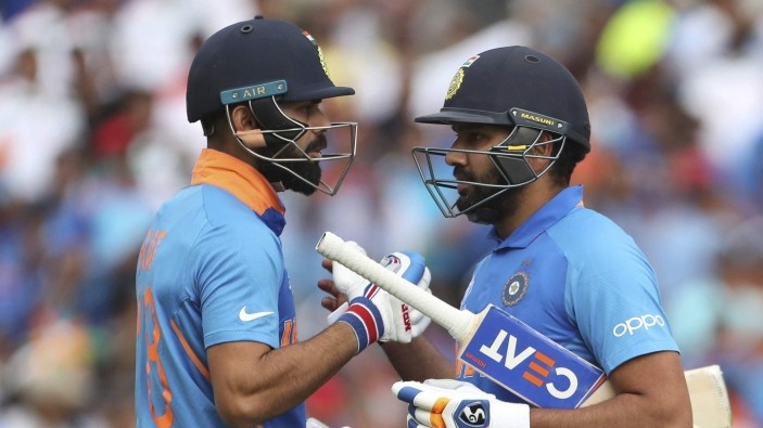 Virat Kohli and Rohit Sharma continue occupying top spots in ICC ODI batting rankings