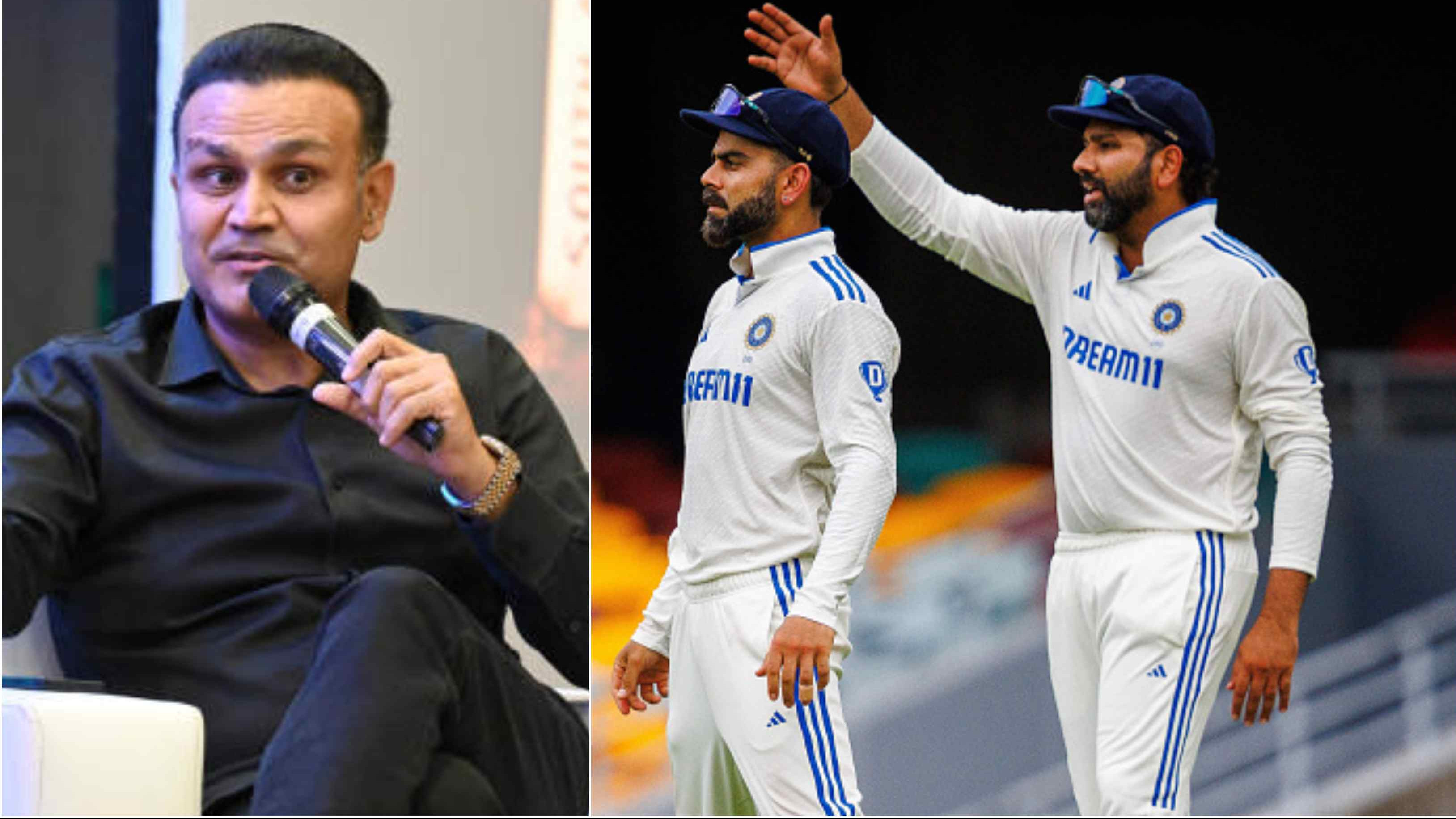 “More people are watching now,” Sehwag dismissed concerns about drop in fan interest after Kohli, Rohit Test retirements