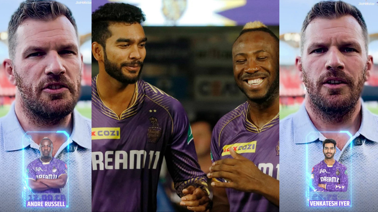 IPL 2026: WATCH- “Way too much to pay”- Aaron Finch advises KKR release Venkatesh Iyer; adds Andre Russell to the list