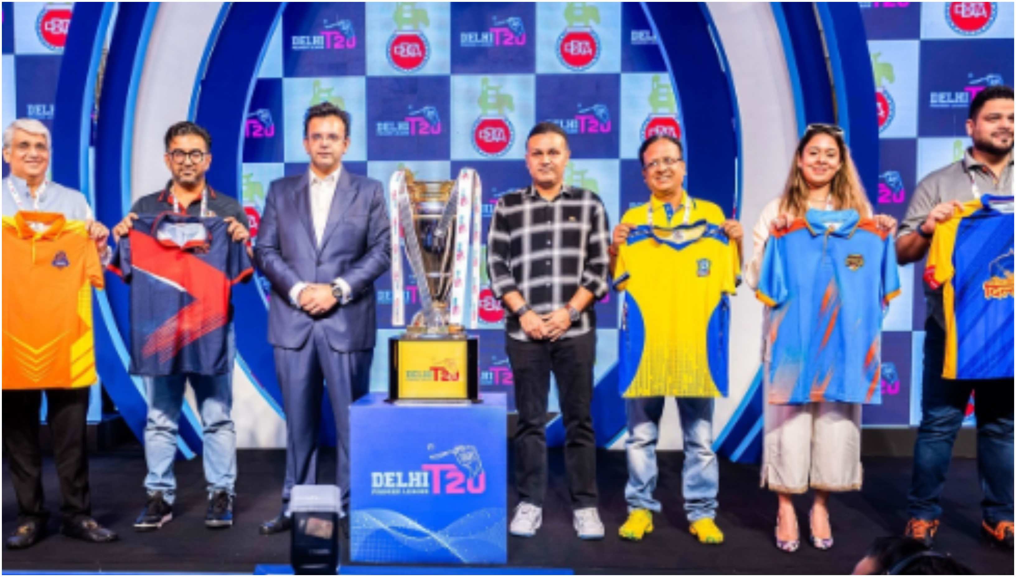 Virender Sehwag was present at the launch of Delhi Premier League | Instagram