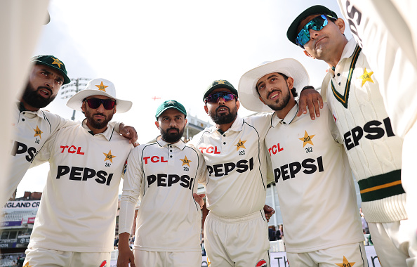 Babar Azam and Pakistan team | Getty