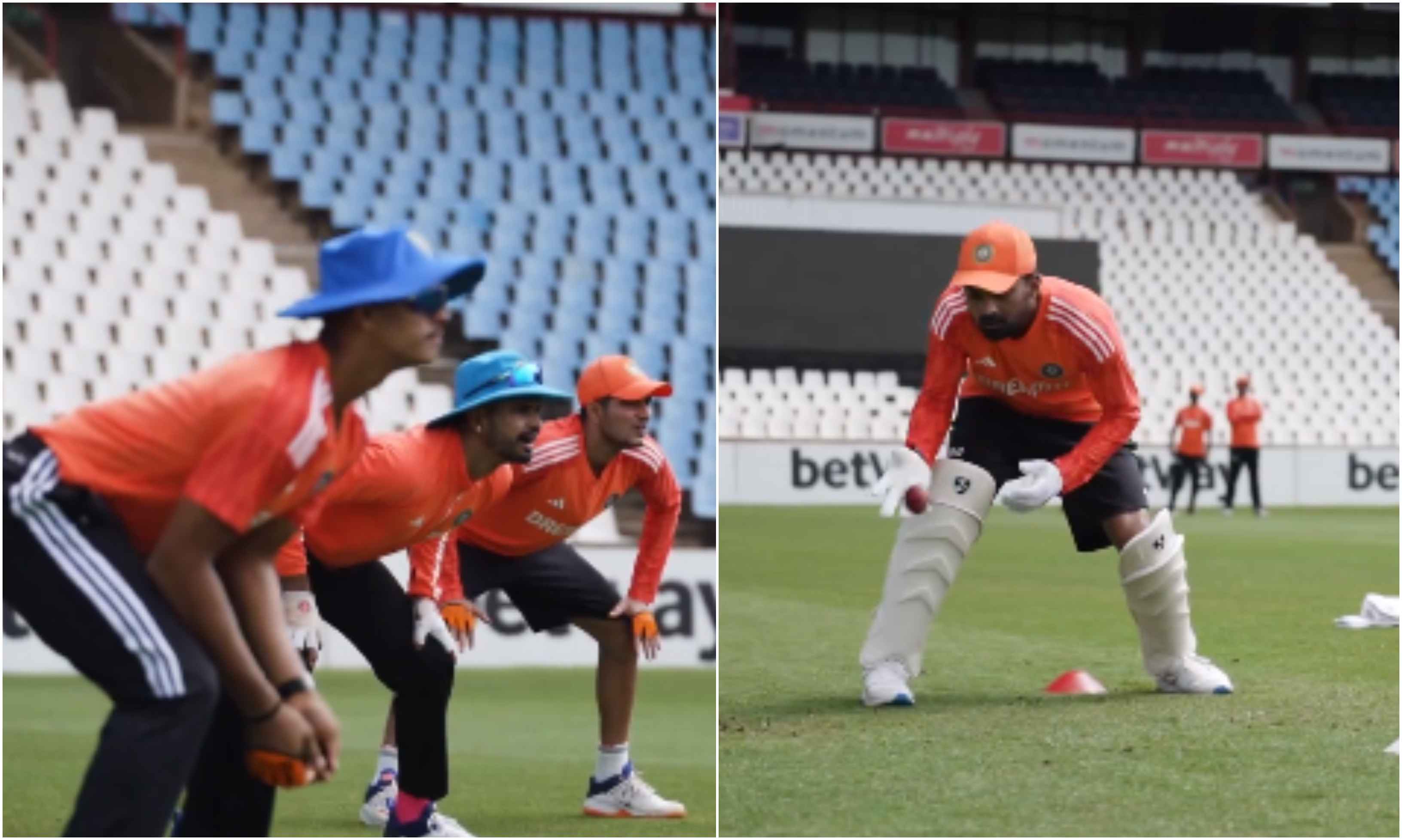 The Indian players were seen honing their fielding skills | BCCI