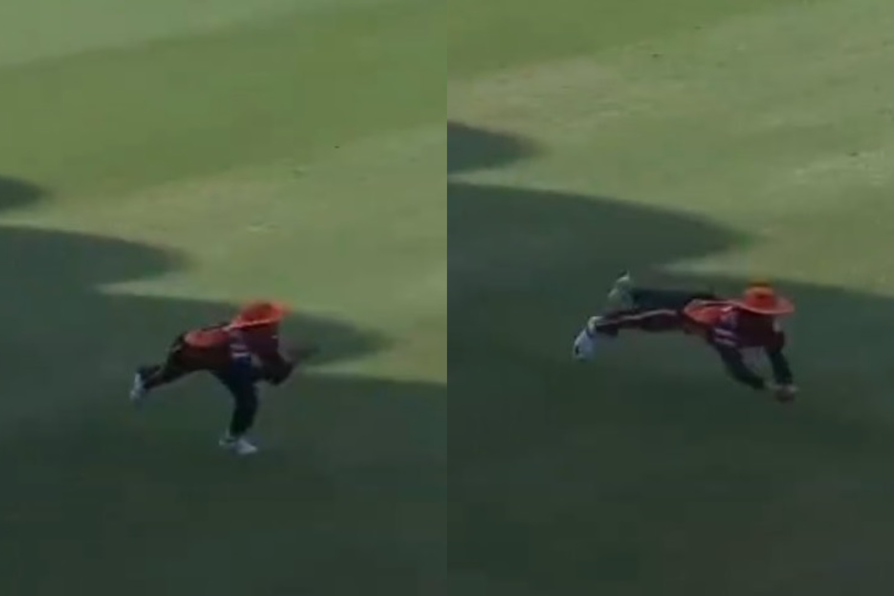 Manish Pandey took a beauty of a catch to dismiss Kishan