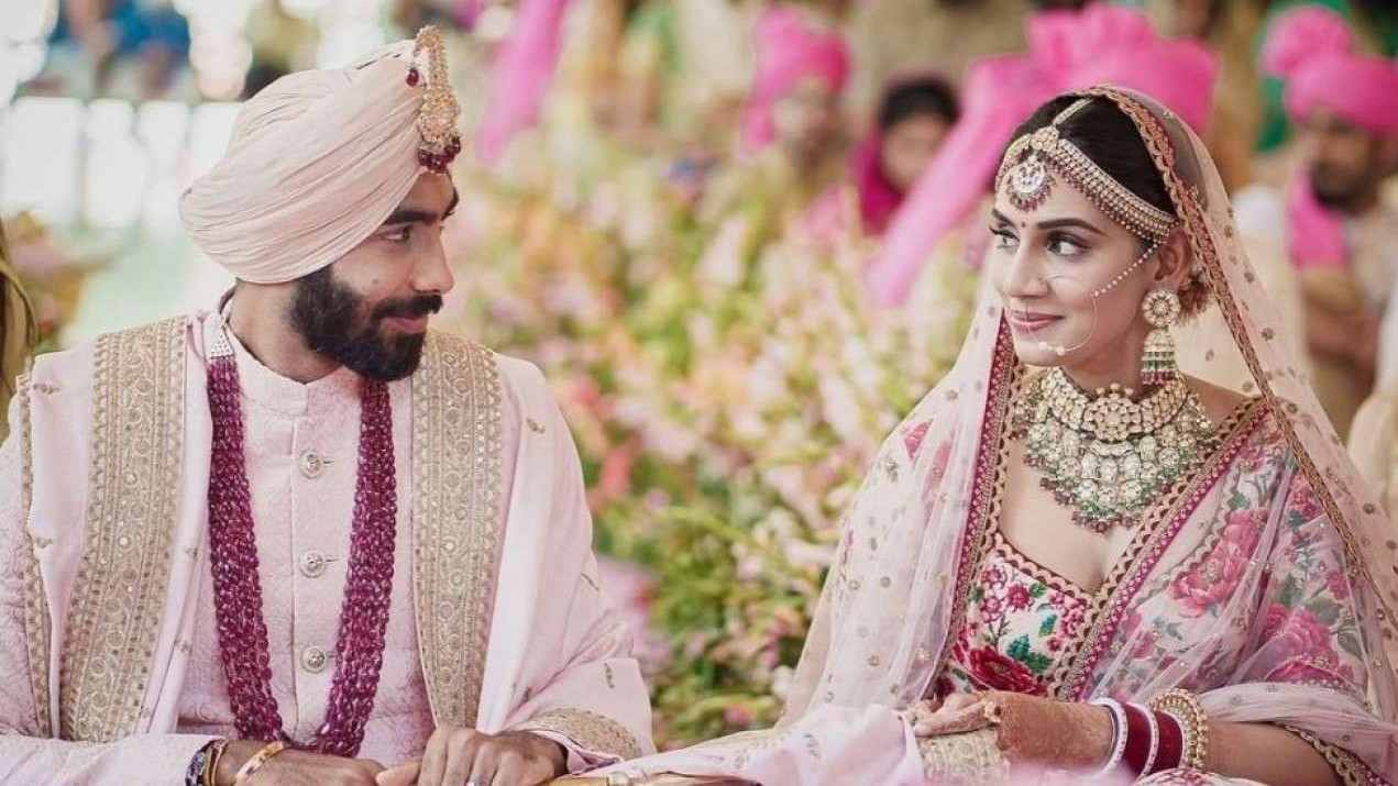 Jasprit Bumrah pens emotional note for his wife Sanjana on 1st anniversary of their wedding