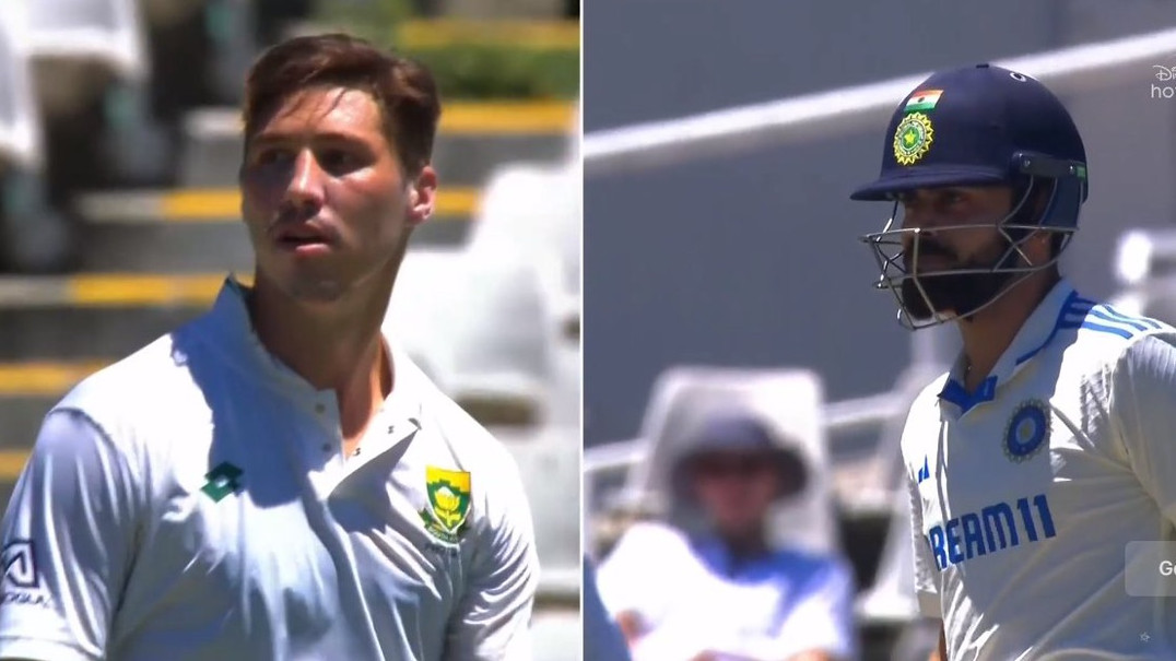 SA v IND 2023-24: WATCH – Virat Kohli’s epic reaction after Nandre Burger threatens to hit him with a throw