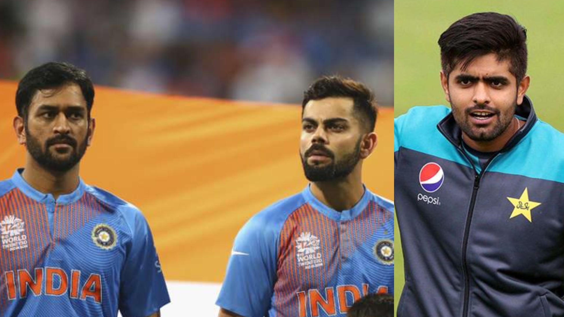 Babar Azam includes MS Dhoni and Virat Kohli in his India-Pakistan combined T20I XI
