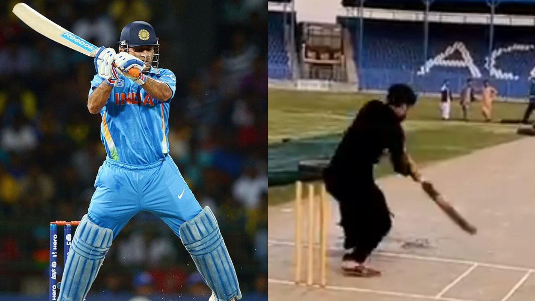 WATCH- Rashid Khan hits a picture-perfect MS Dhoni-like helicopter shot