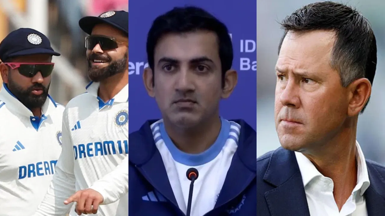 Gambhir slammed Ponting for criticizing Rohti and Kohli's form | X