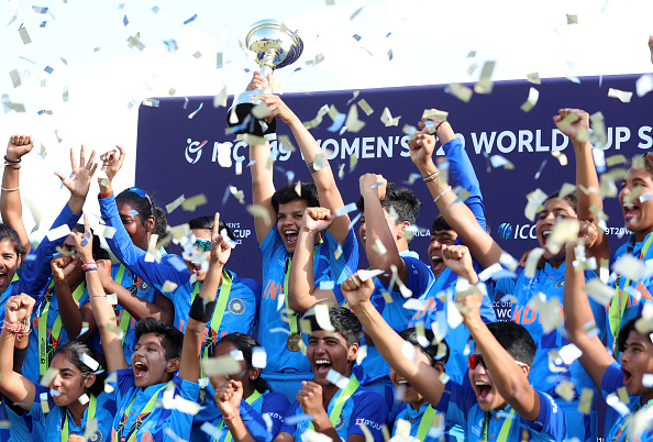 Indian U19 women's team won the inaugural T20 World Cup in South Africa | Getty