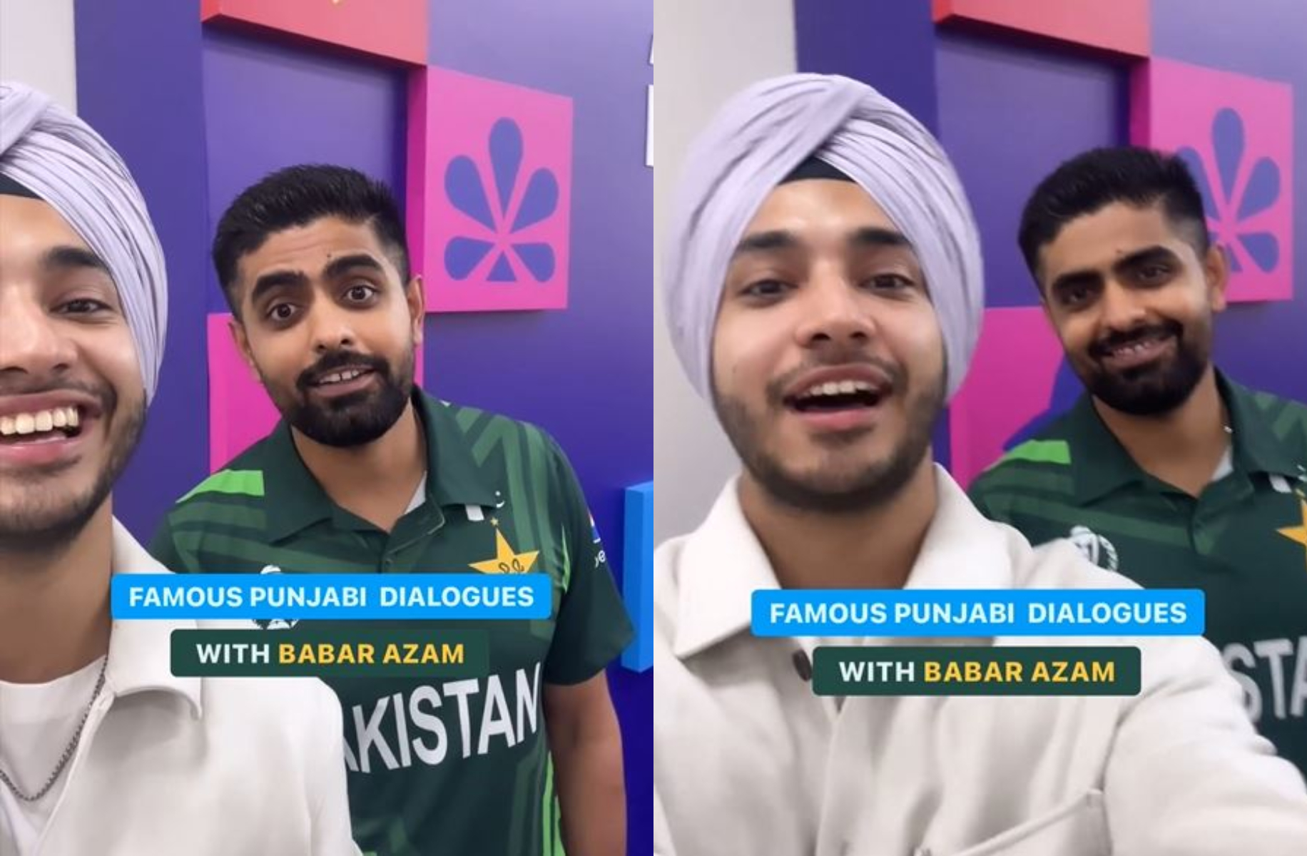 Babar Azam with social media influencer Taran Singh | Instagram 