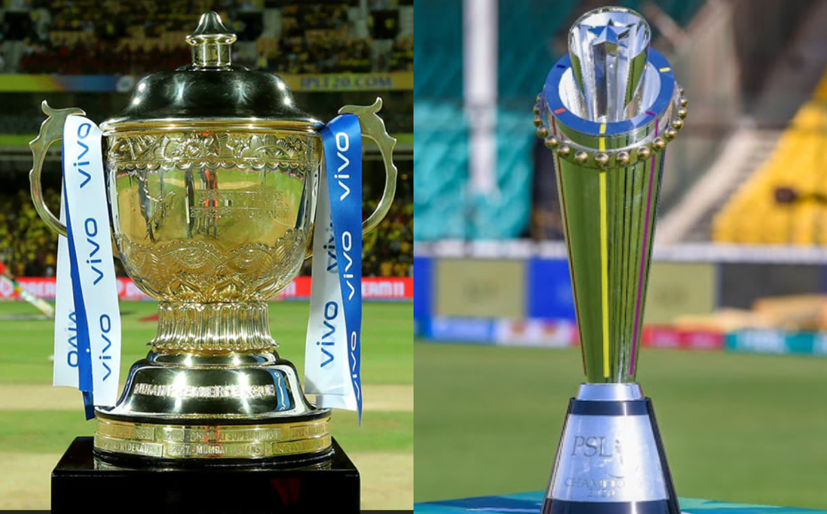 PSL and IPL trophy | Twitter