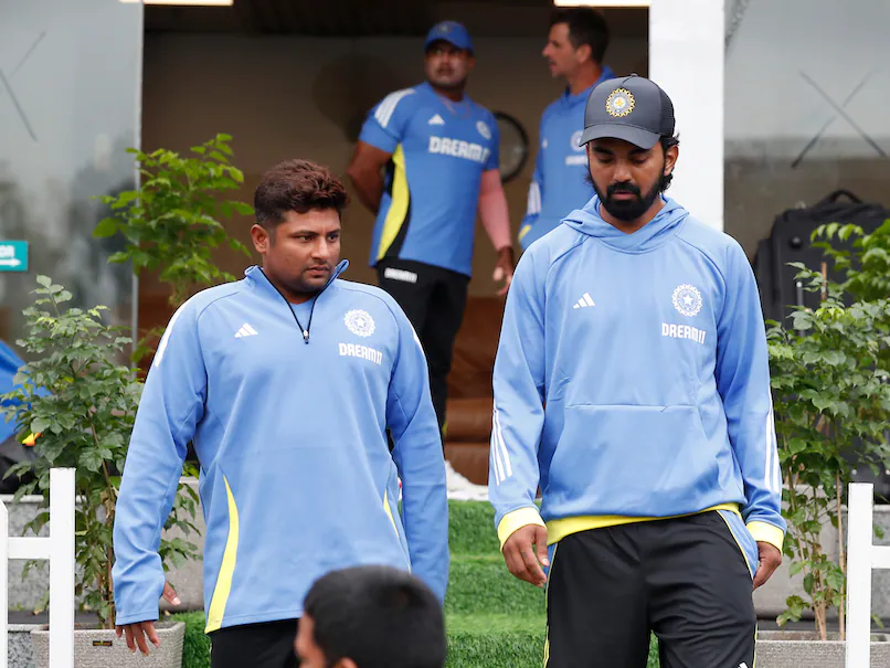 Sarfaraz Khan and KL Rahul | BCCI/Sportzpics