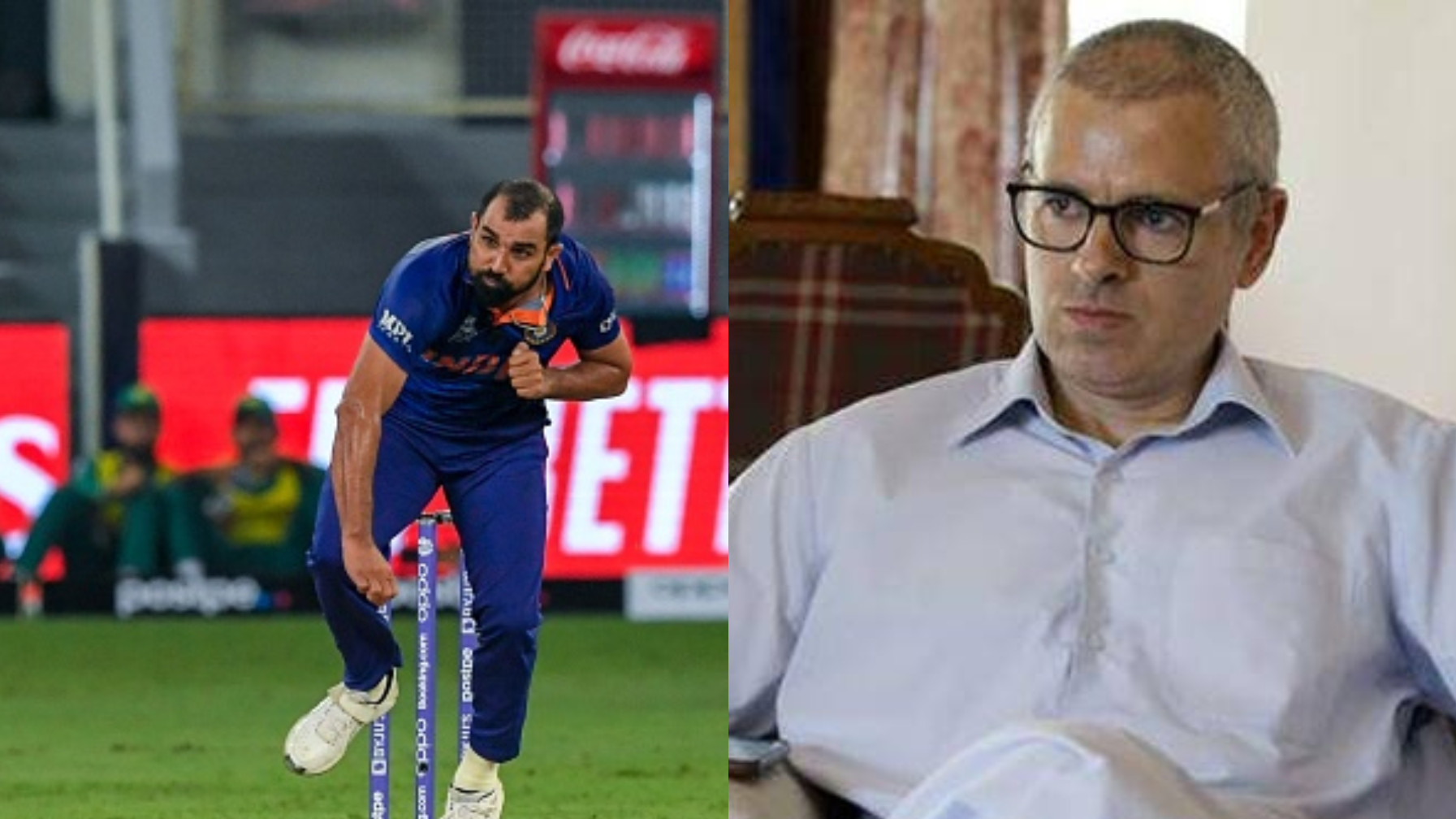 T20 World Cup 2021: Omar Abdullah slams the Indian team for not taking a stand for Mohammad Shami after abuse