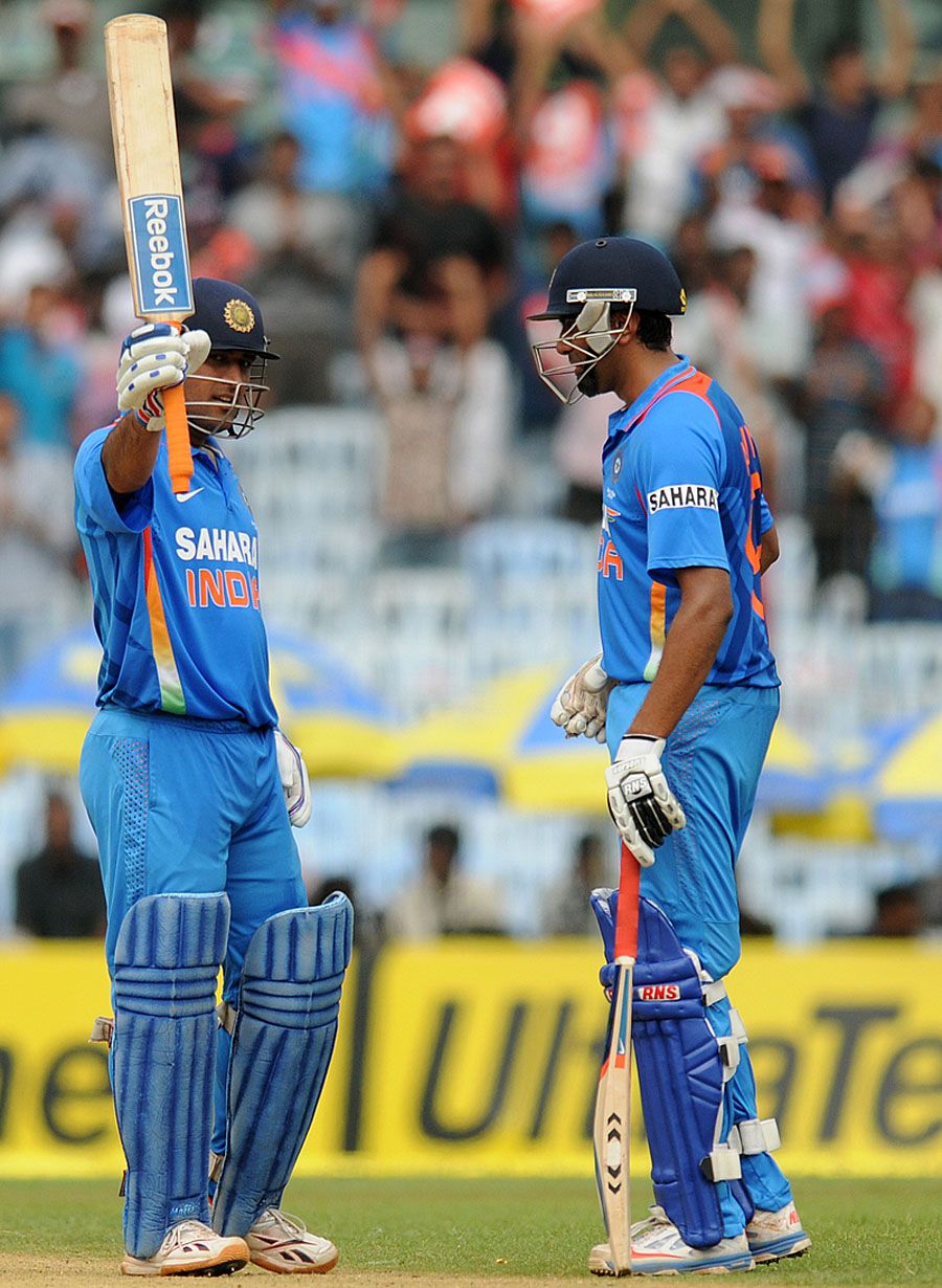 MS Dhoni acknowledges his century against Pakistan in 2012