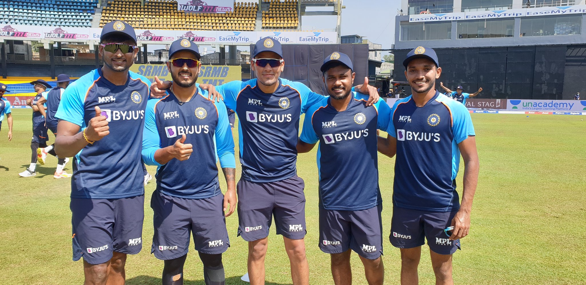Team India's five ODI debutants | BCCI/Twitter