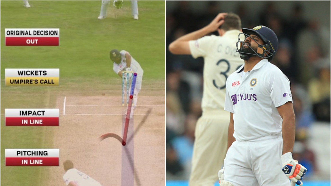 ENG v IND 2021: Twitterati upset over Rohit Sharma's close LBW decision