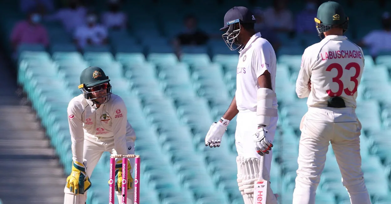 Tim Paine and Ashwin went at one another during SCG Test in 2020-21 series | Getty