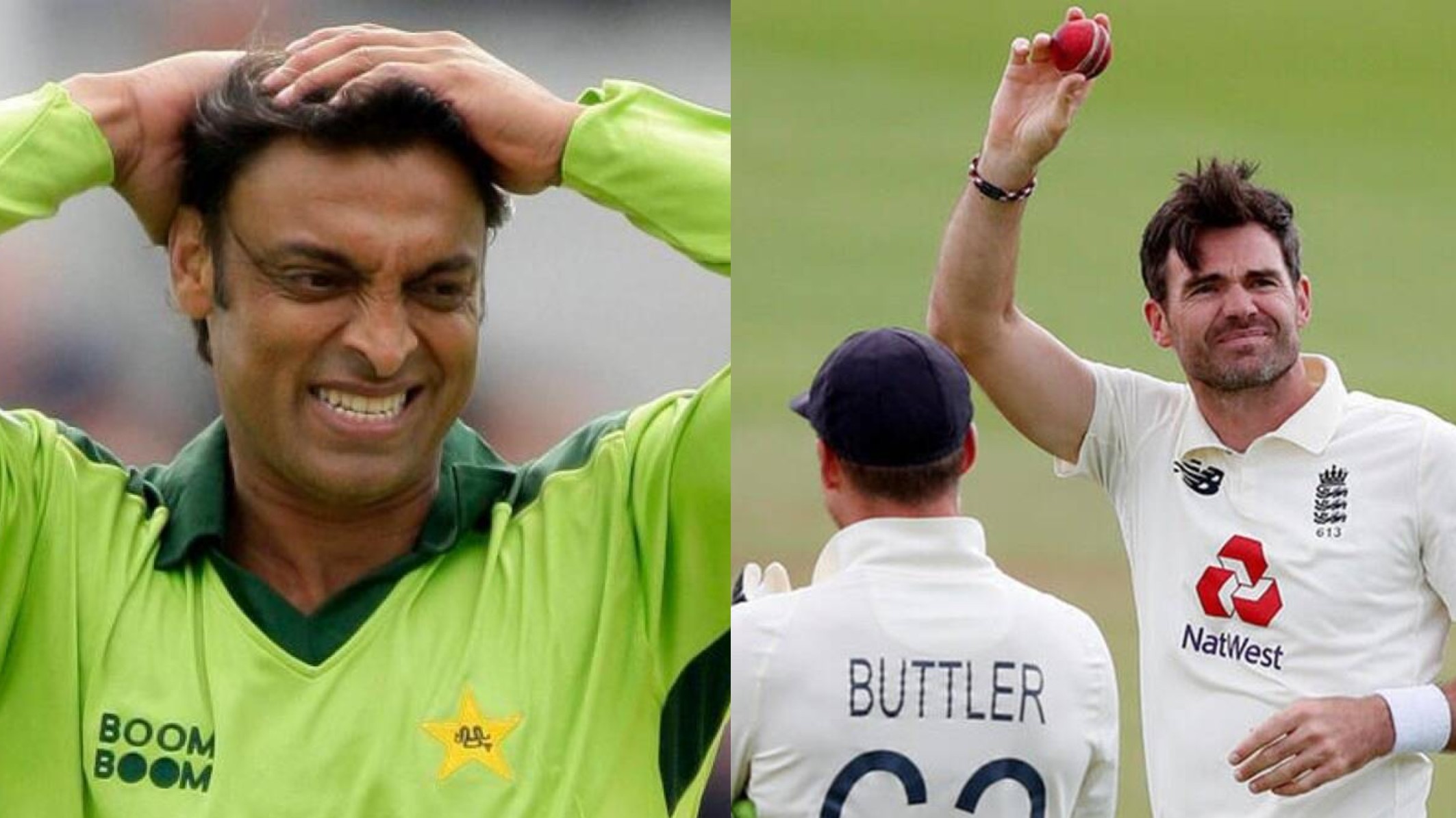 ENG v PAK 2020: Fans slam Shoaib Akhtar for calling James Anderson a medium-fast bowler