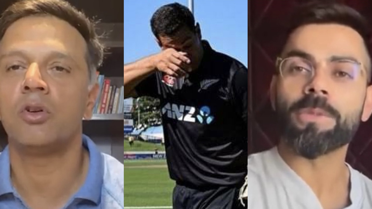 WATCH - Virat Kohli and Rahul Dravid pay tribute to Ross Taylor on his retirement 