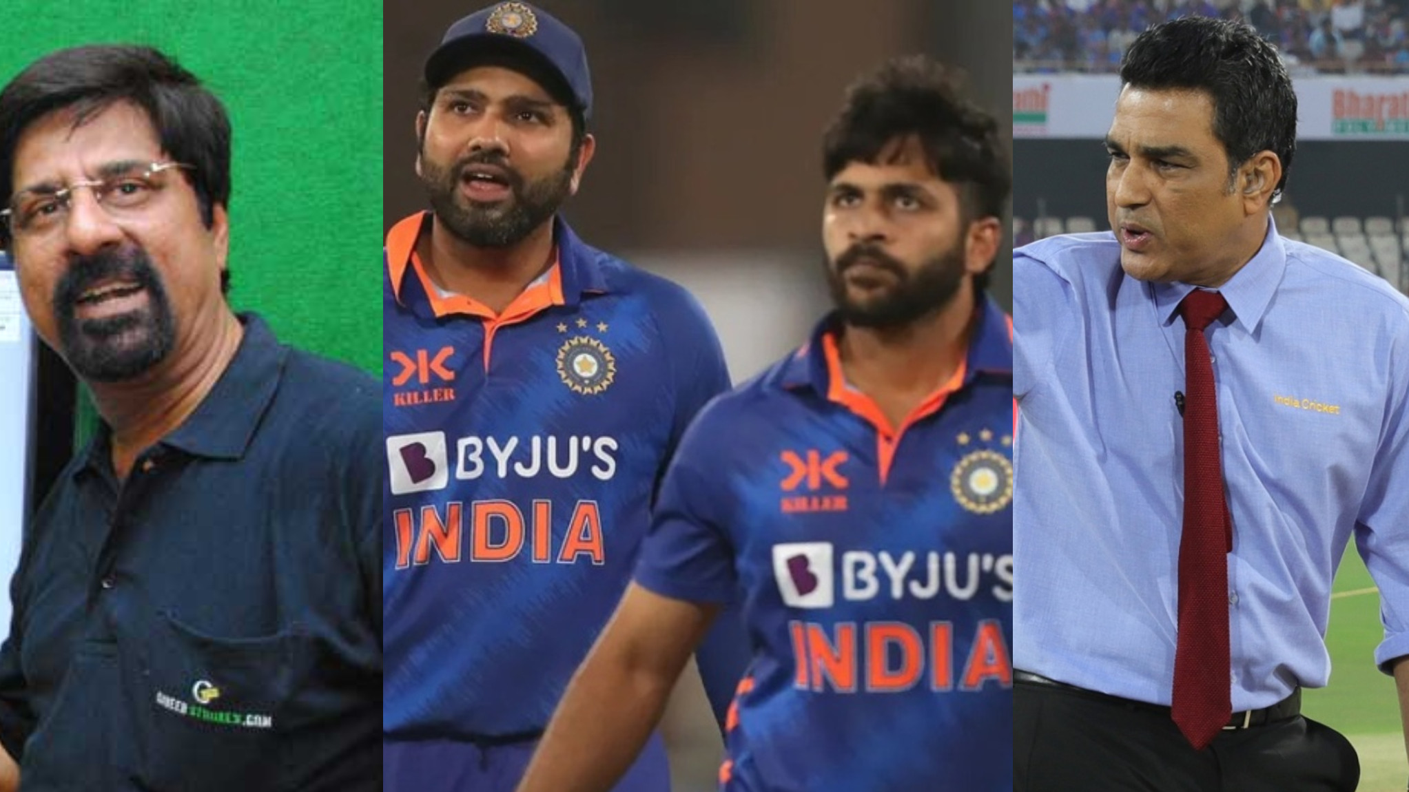 “You're from Mumbai”- Kris Srikkanth takes a dig at Sanjay Manjrekar while naming his India XI for the World Cup 2023