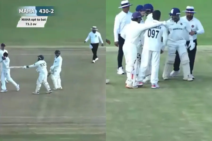 Prithvi Shaw and Musheer Khan incident | X