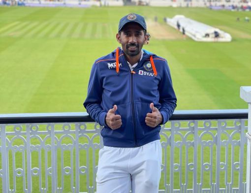 Wriddhiman Saha is in England with Team India for a Test series | Twitter