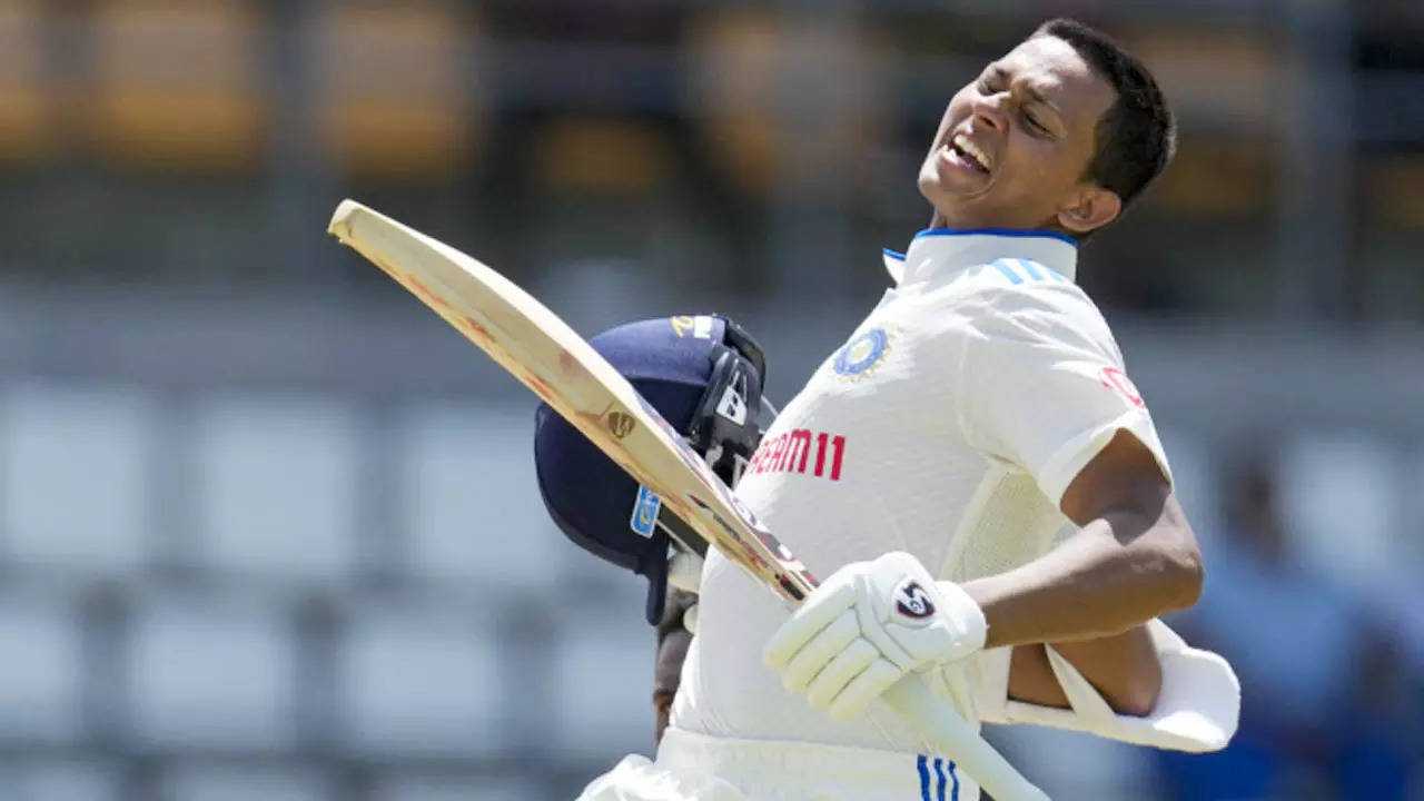 Jaiswal hit 171 in his Test debut for India against West Indies in Dominica recently | Getty