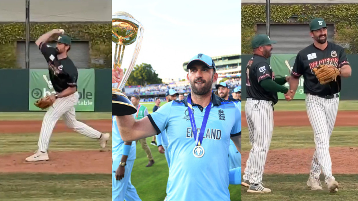 WATCH- Liam Plunkett, England’s 2019 ICC World Cup winner, switches sports to Pro-Baseball