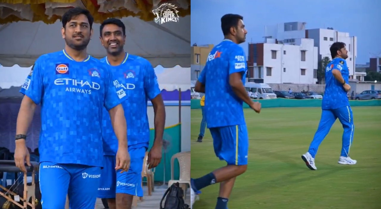 MS Dhoni and R Ashwin for CSK | CSK X