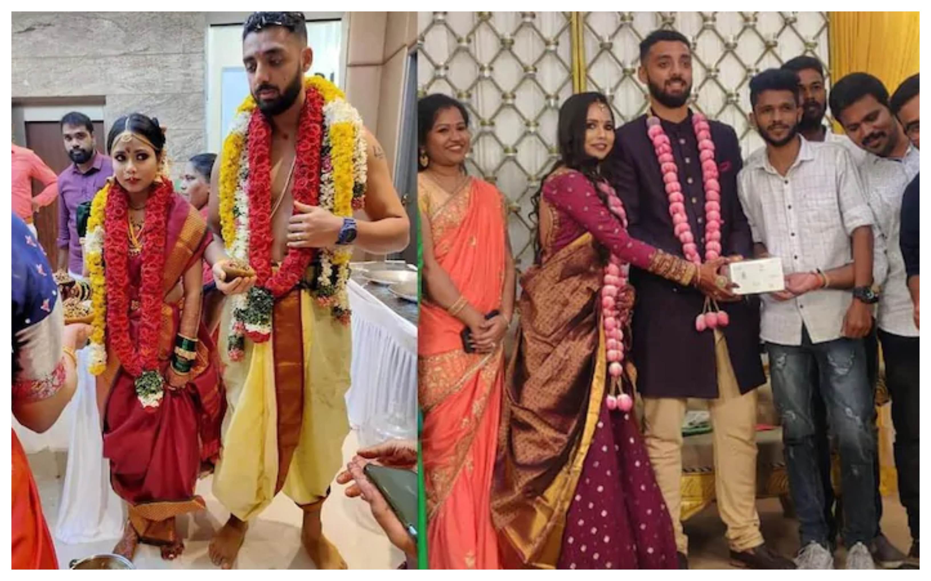KKR shared pictures of Varun Chakaravarthy's wedding | Twitter
