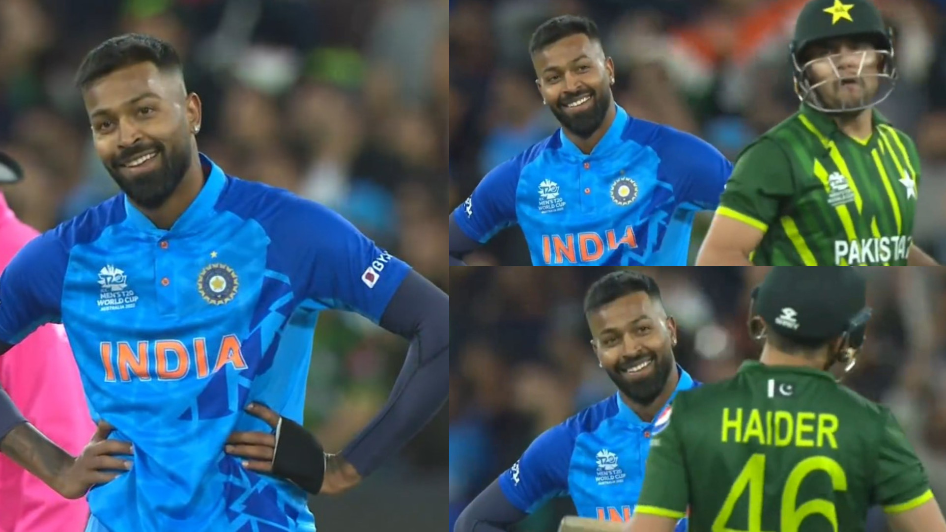 T20 World Cup 2022: WATCH- Hardik Pandya just smiles after Haider Ali gets out trying to hoick the ball