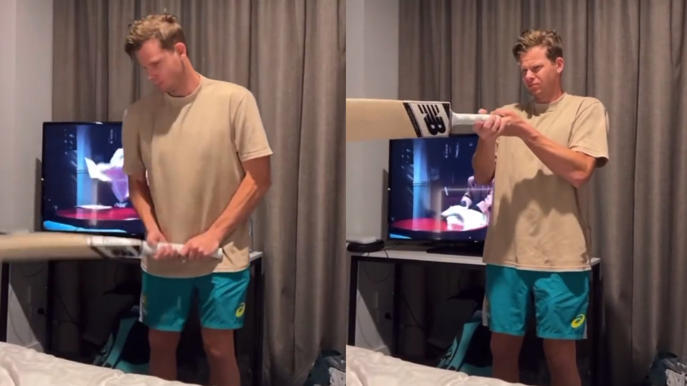 Ashes 2021-22: WATCH - Dani Wills caught Steve Smith shadow batting at 1 AM
