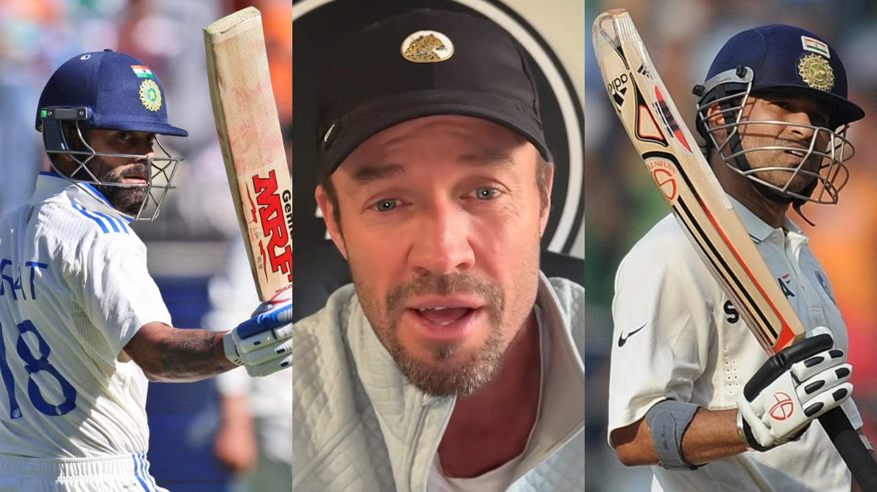 “Virat Kohli was even better”- AB De Villiers says though Sachin Tendulkar showed how to bat on bouncy tracks, Kohli raised that bar
