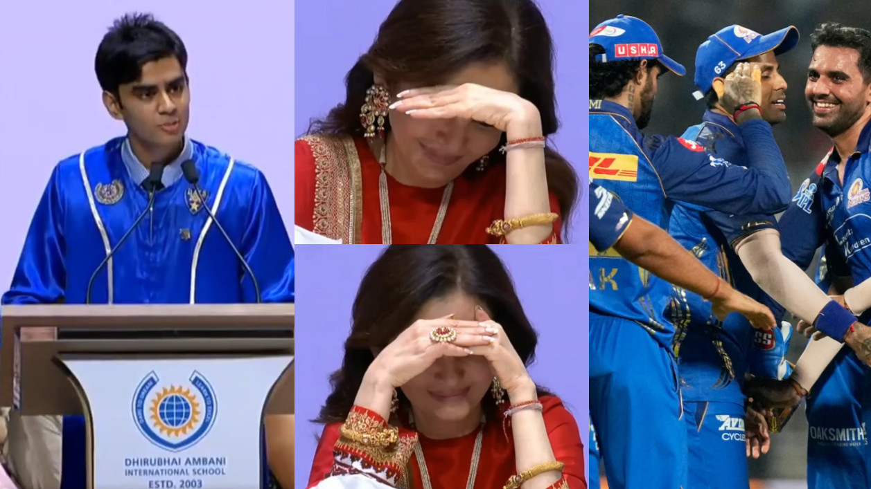 WATCH- “There will be tough seasons’- Student’s witty roast of MI for poor IPL 2026 makes Nita Ambani hide her face and laugh
