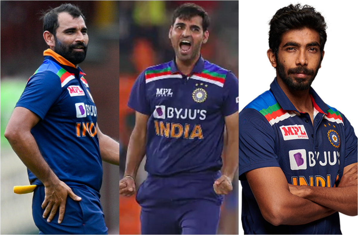 Jasprit Bumrah, Bhuvneshwar Kumar and Mohammad Shami are Hogg's bowlers for India in T20 WC | Getty Images
