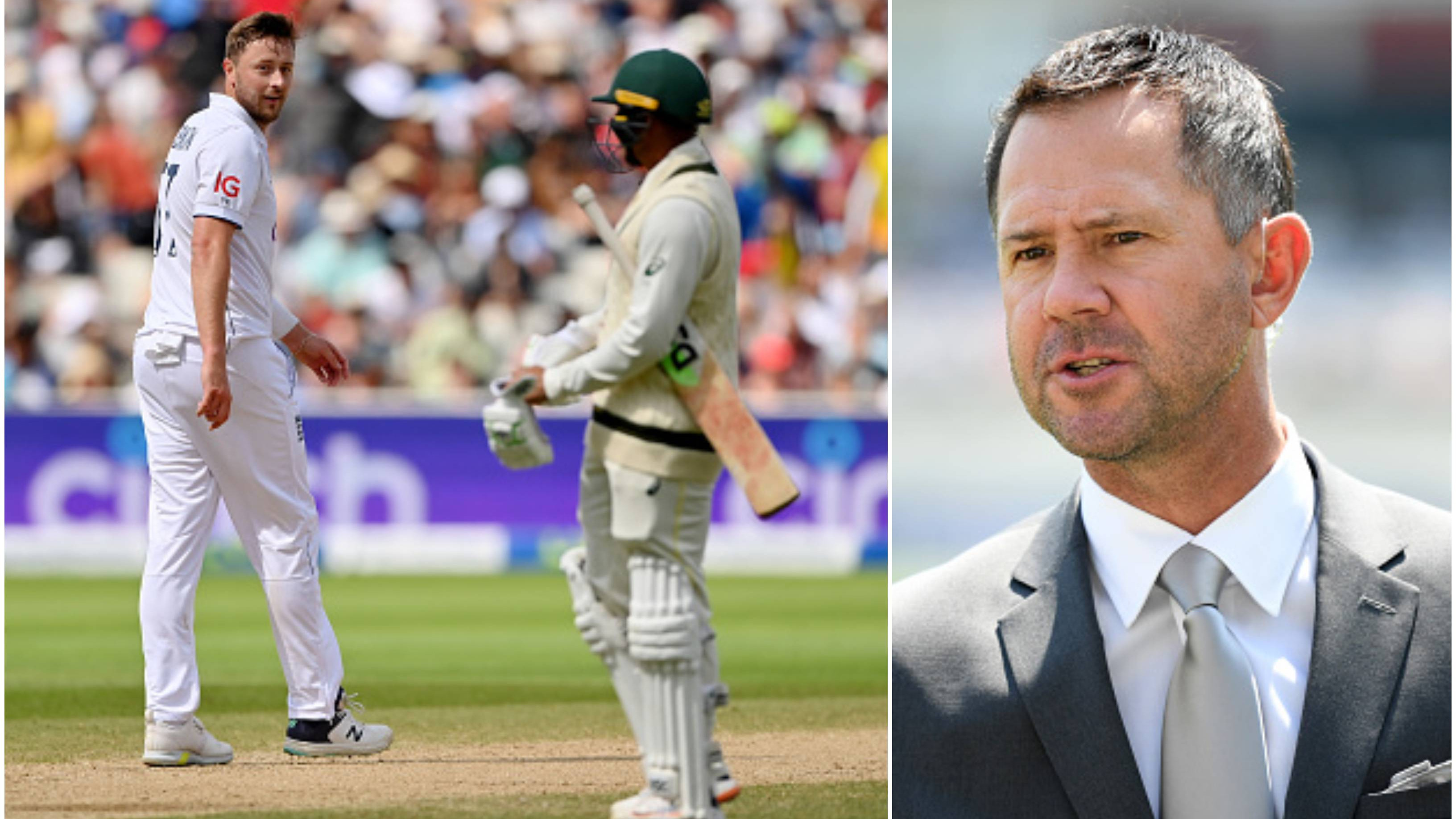 Ashes 2023: Ponting slams Robinson for mentioning his name while defending sledge against Khawaja