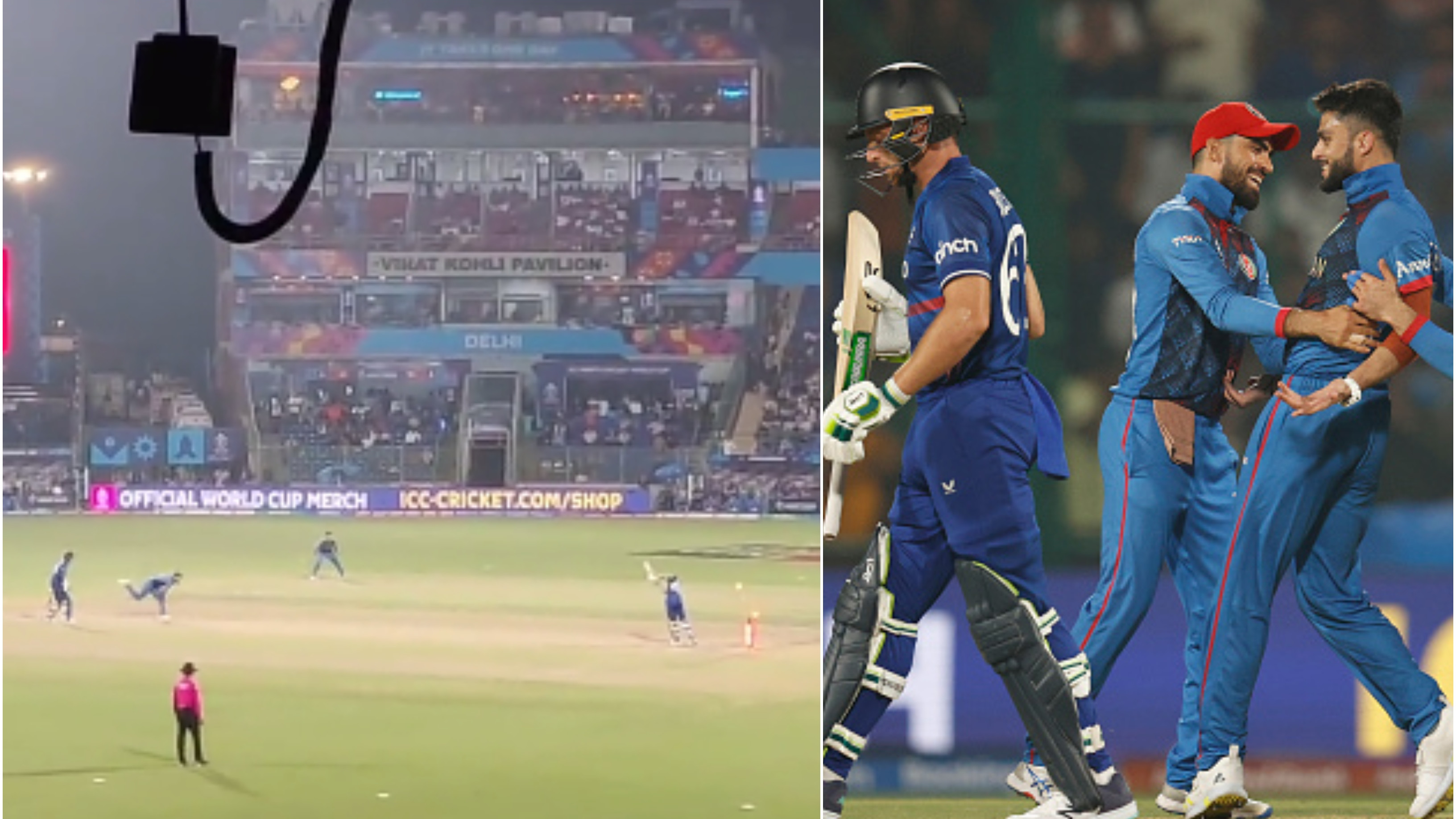 CWC 2023: WATCH – Delhi crowd cheers for Naveen-ul-Haq after he cleans up Jos Buttler with a stunning delivery