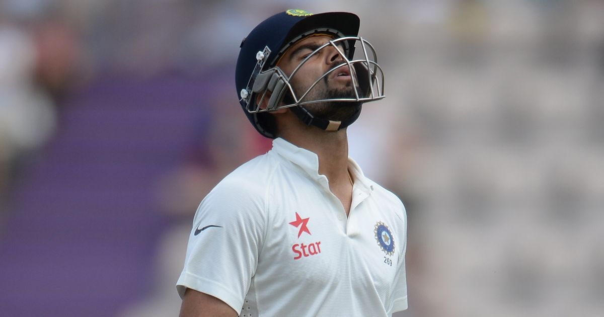 Kohli had managed 134 runs in 10 innings against England on 2014 tour | AFP