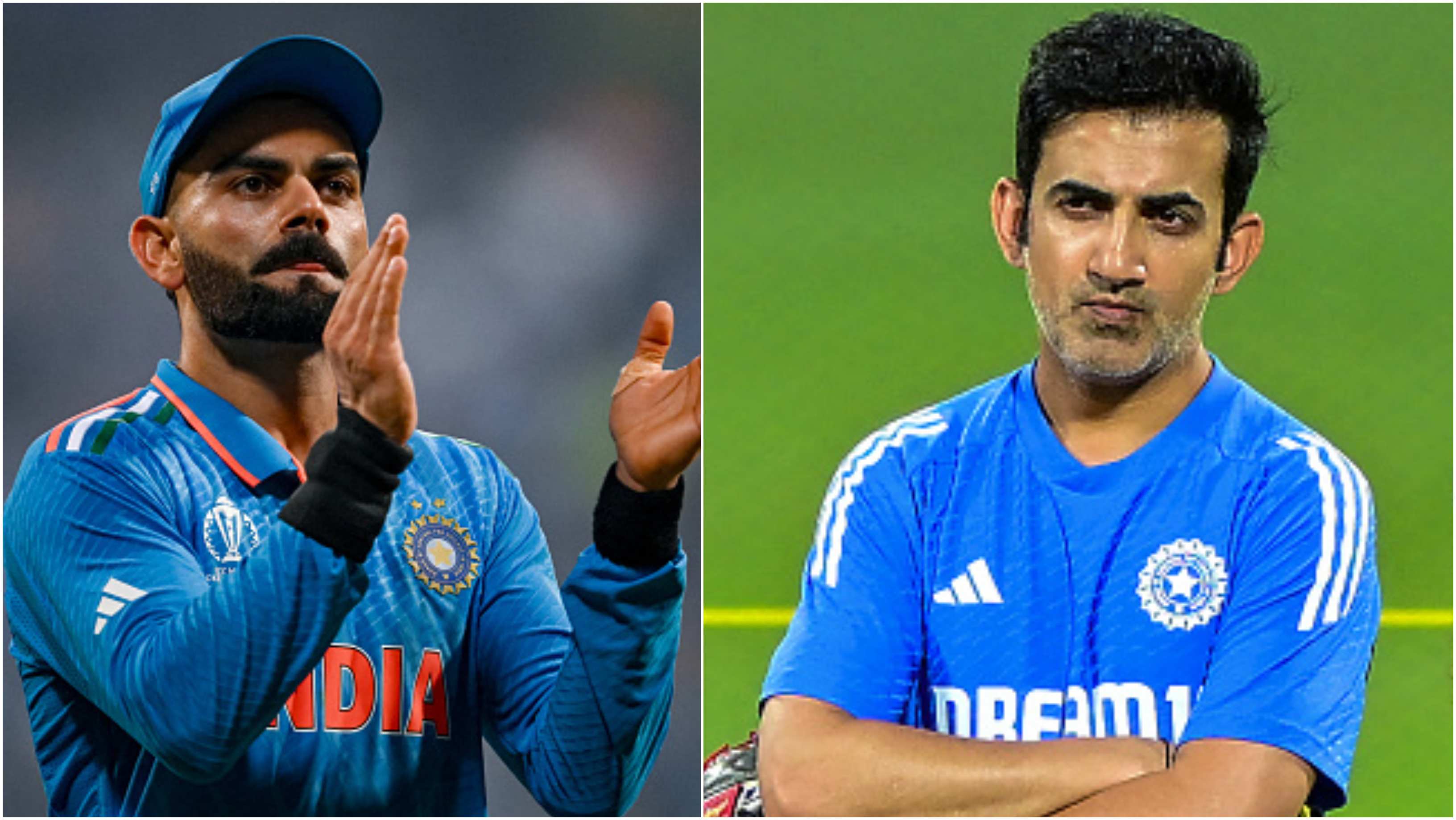 Virat Kohli and Gautam Gambhir | Getty