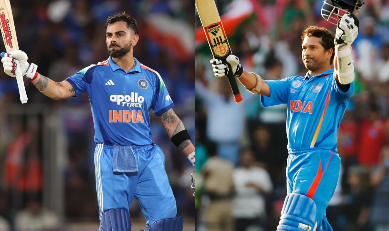 Virat Kohli and Sachin Tendulkar | Getty