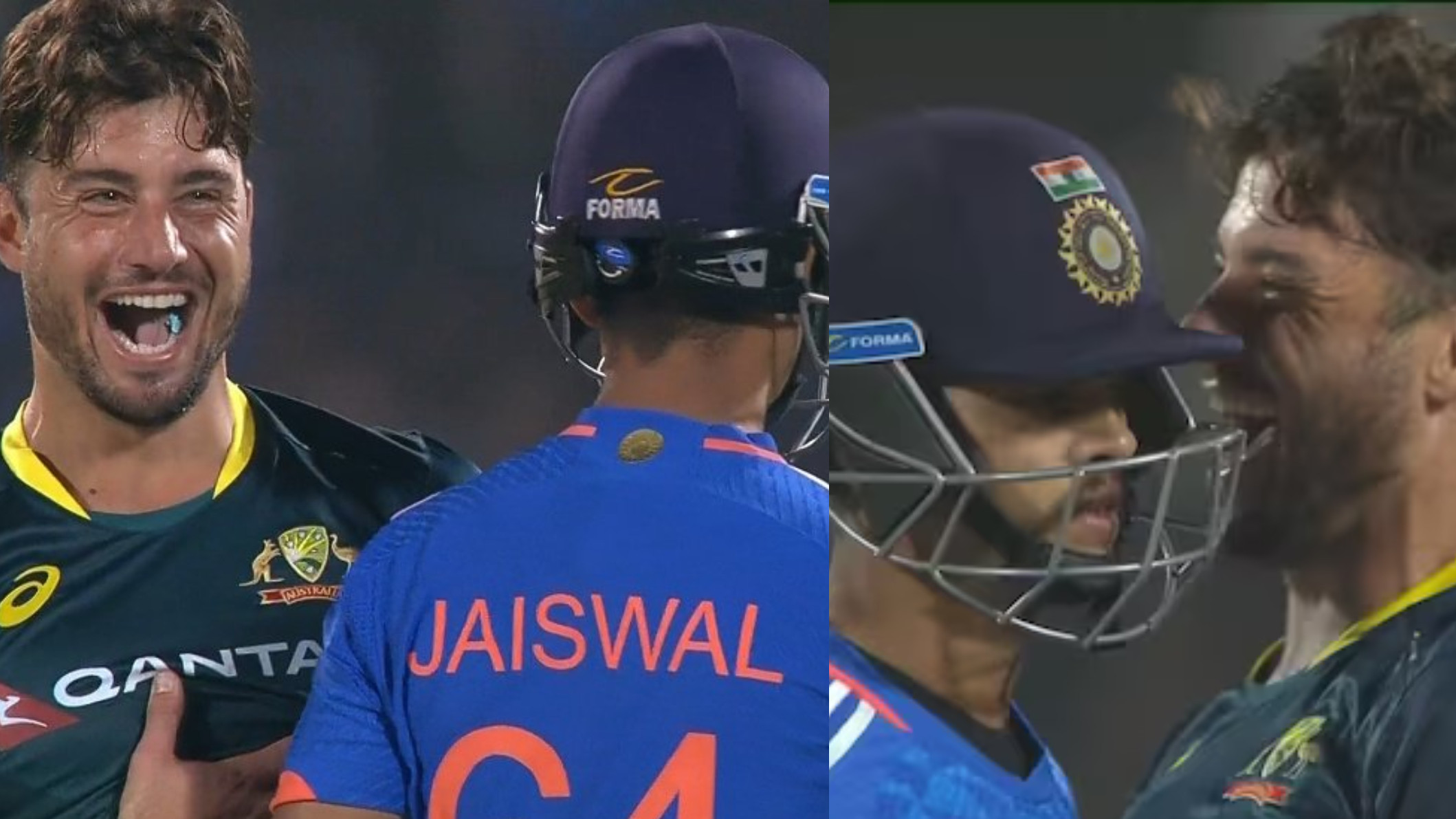 IND v AUS 2023: WATCH- Marcus Stoinis mocks Yashasvi Jaiswal after mixup results in Ruturaj Gaikwad's wicket