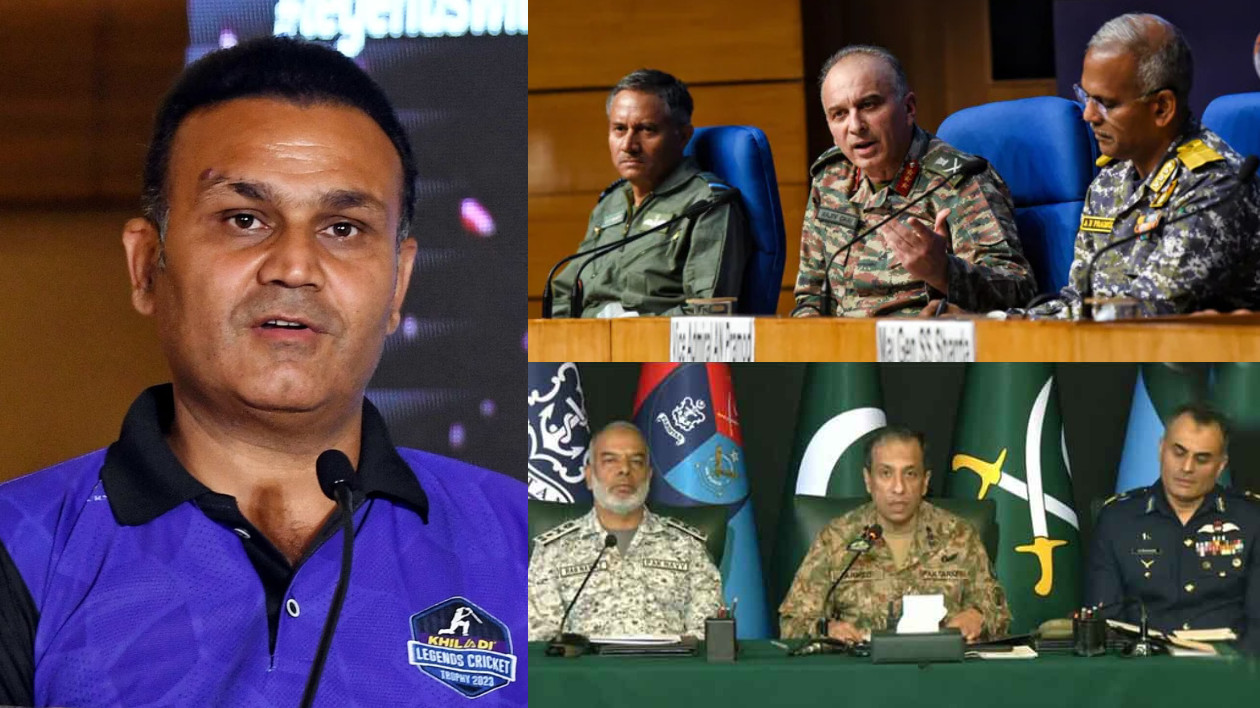 “Bahut bada fark, Jai Hind ki Sena”- Virender Sehwag lambasts Pakistan army in another brutal post