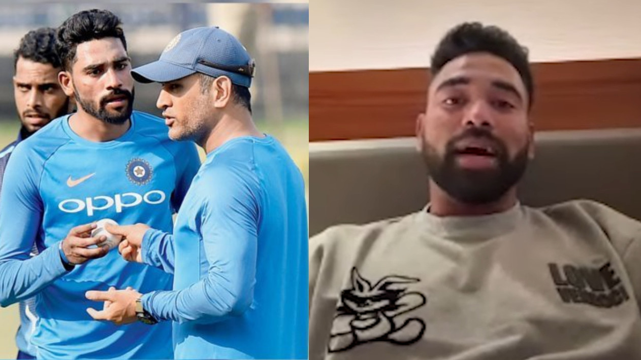 “Yahi duniya tujhe gaali degi”- Mohammed Siraj reveals MS Dhoni’s blunt advice on dealing with critics