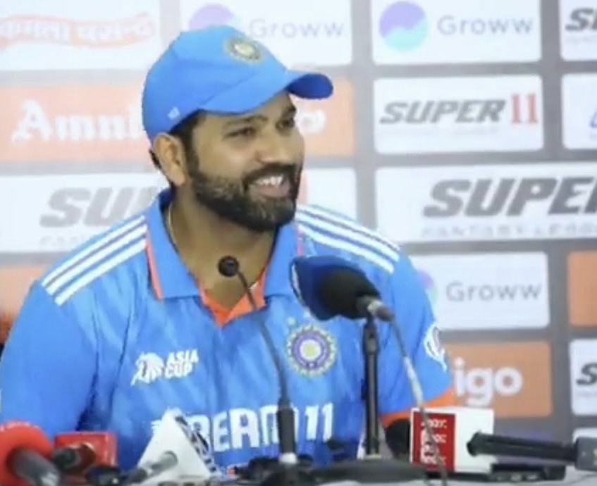 Rohit Sharma addressed the media | X