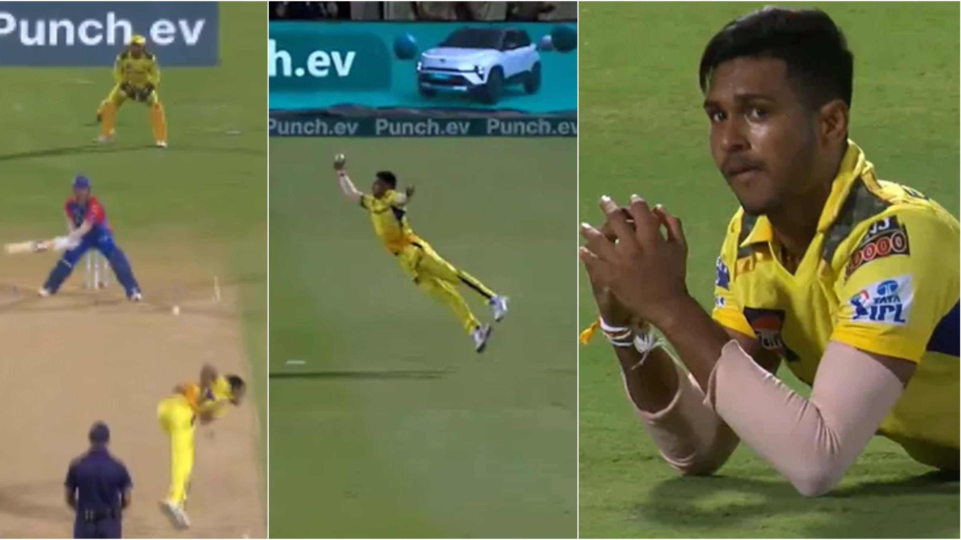 IPL 2024: WATCH - Matheesha Pathirana plucks a stunner out of thin air to dismiss David Warner