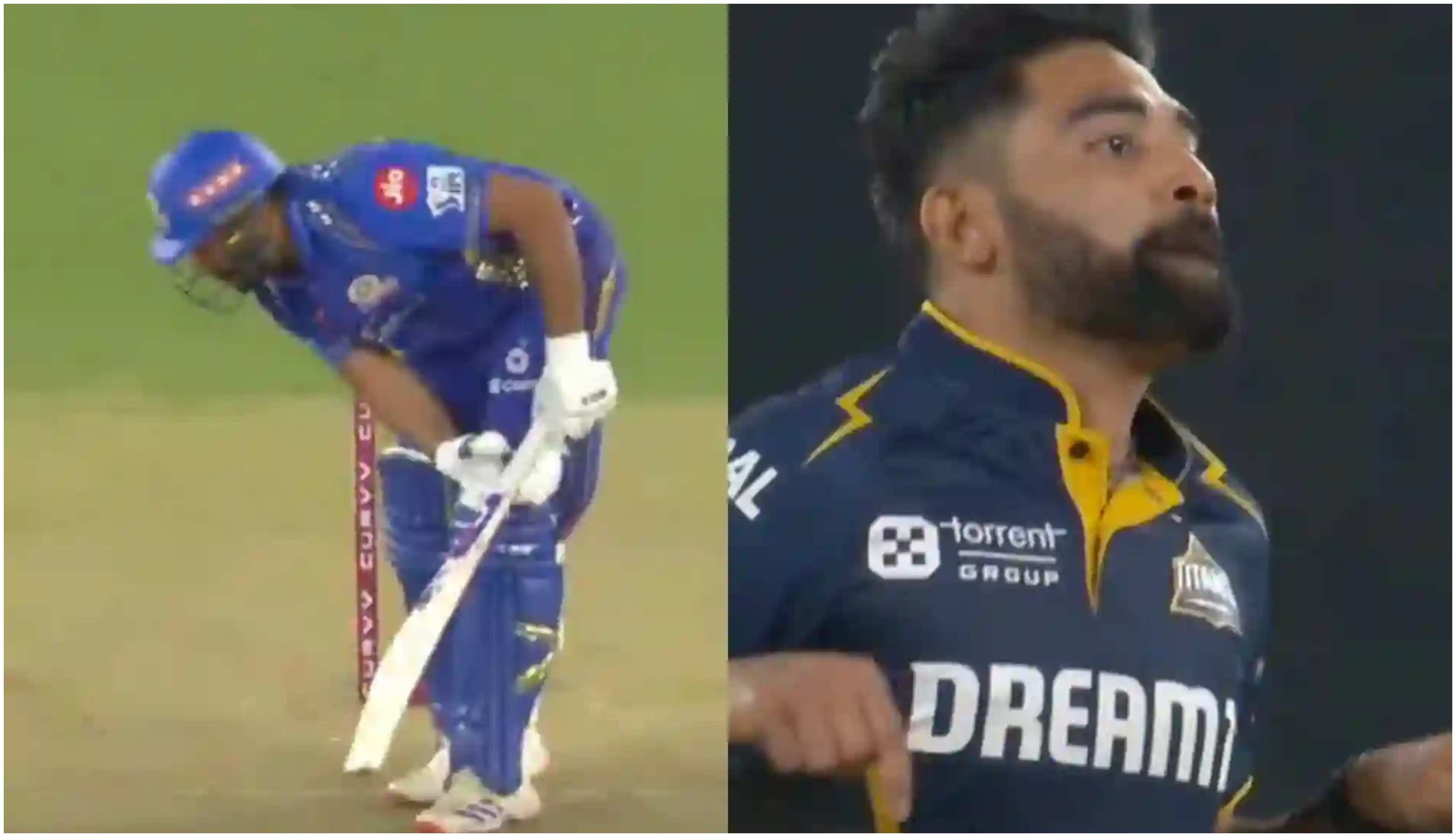 Mohammed Siraj celebrates Rohit Sharma's wicket | Star Sports/X